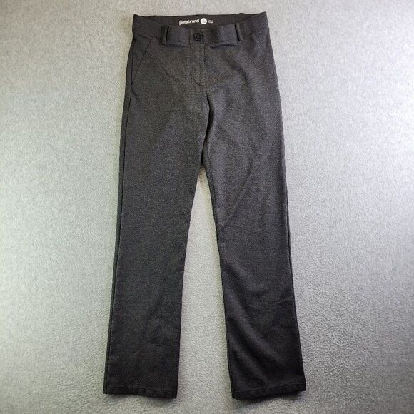 Betabrand Pants - Betabrand Dress Pants Womens ST Long Gray Pull On Straight Leg Mid Rise Slimming